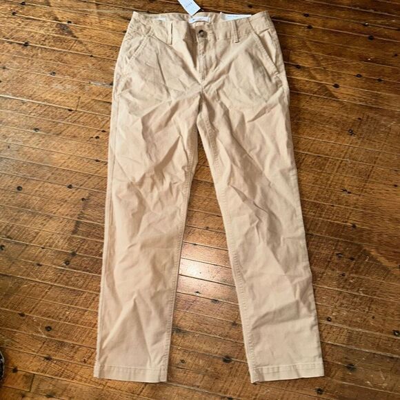 Loft tan business casual the Slim 0 classic slacks - Picture 1 of 3